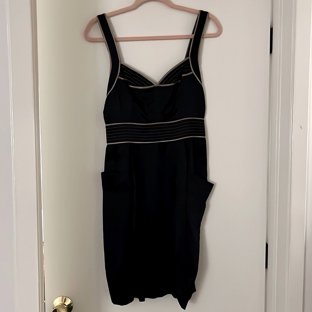 Tufi Duek Black Silk Dress